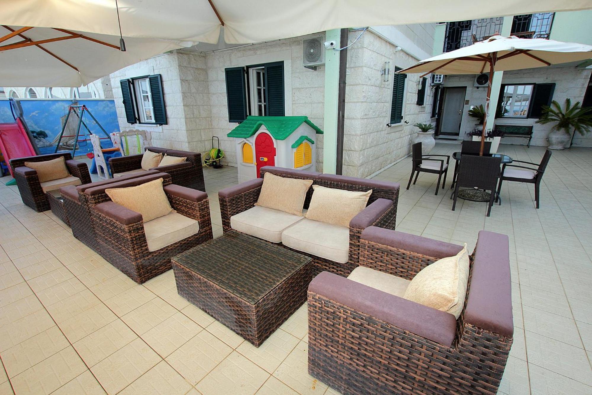 Montesan Luxury Apartment Beach Front Sveti Stefan Exterior foto